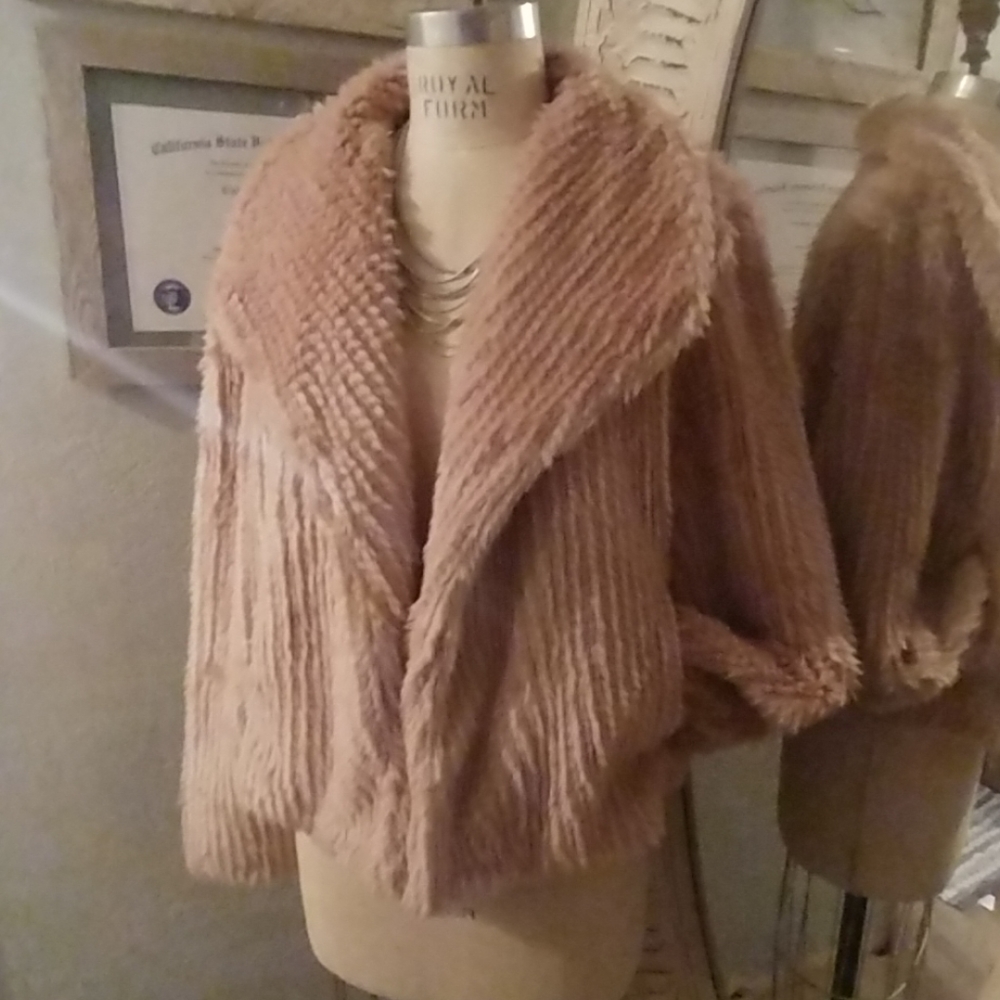 Too cute! Light Pink super soft Ballot fun jacket.